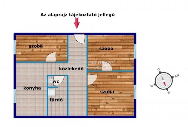 Eladó panellakás, Szekszárdon 29.9 M Ft, 2+1 szobás