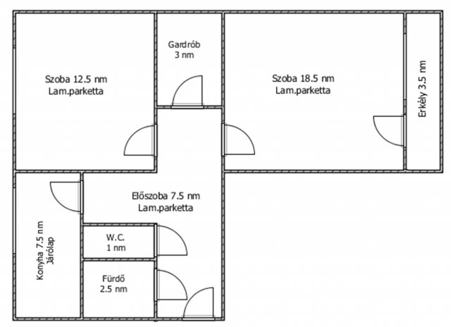 Eladó panellakás, Salgótarjánban 9.5 M Ft, 2 szobás