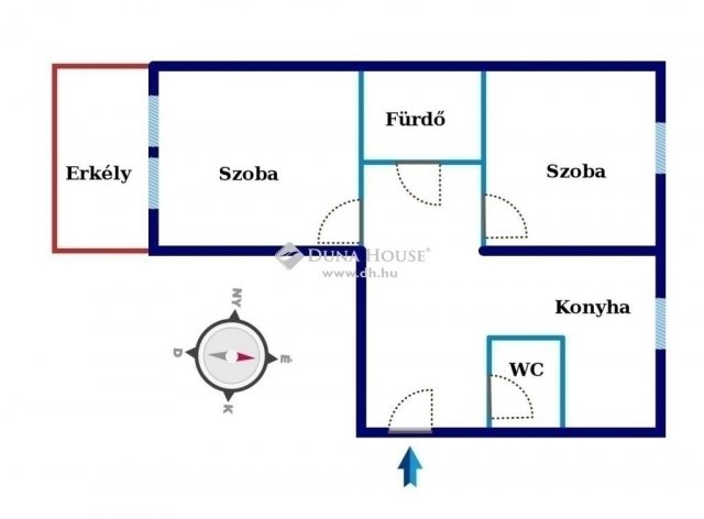 Eladó panellakás, Pécsett 35.75 M Ft, 2 szobás