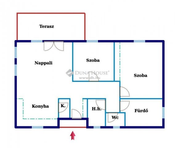 Eladó családi ház, Kecskeméten 55 M Ft, 3 szobás