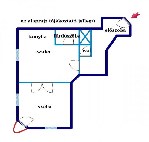 Eladó téglalakás, Budapesten, V. kerületben 169 M Ft, 2 szobás