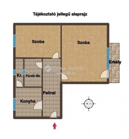 Eladó téglalakás, Szigetszentmiklóson 49.9 M Ft, 2 szobás
