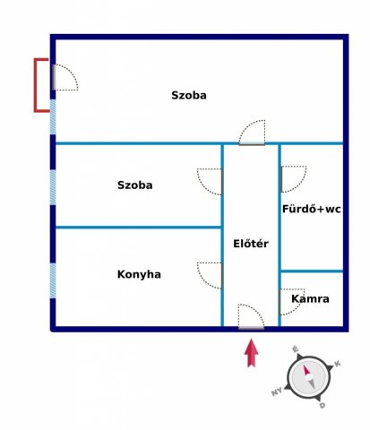 Eladó téglalakás, Kecskeméten 24.2 M Ft, 2 szobás