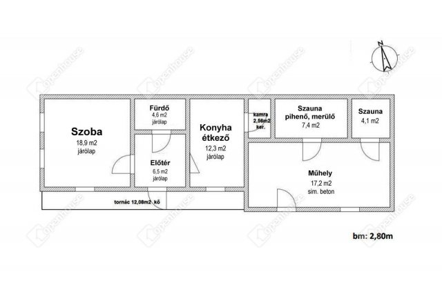 Eladó családi ház, Szegin 41.9 M Ft, 2 szobás