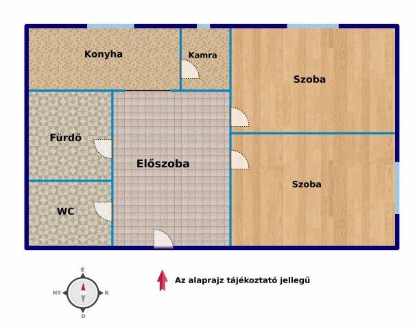 Eladó téglalakás, Budapesten, IV. kerületben 60 M Ft, 2 szobás