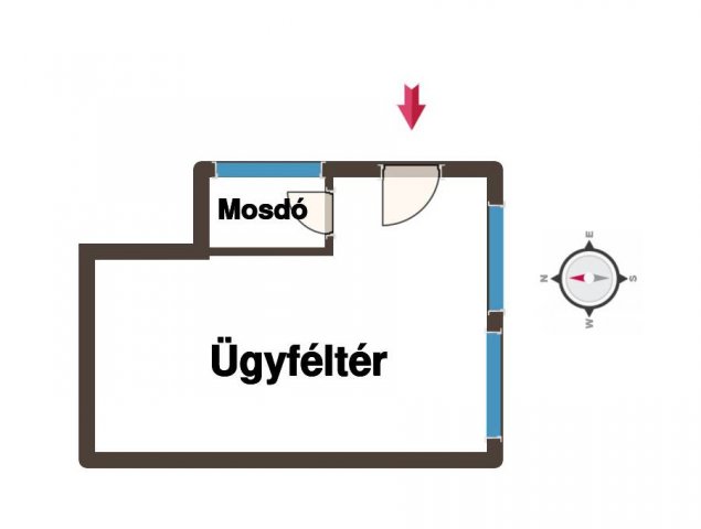 Kiadó iroda, Kiskunfélegyházán 90 E Ft / hó
