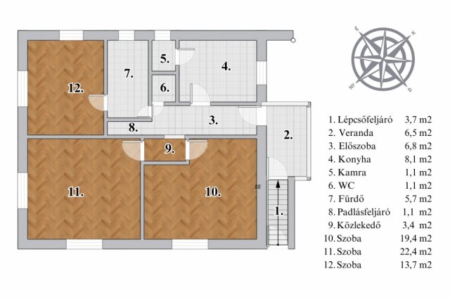 Eladó téglalakás, Budapesten, XI. kerületben 90 M Ft, 3 szobás