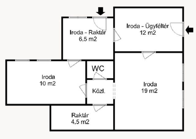 Eladó üzlethelyiség, Szegeden 39.8 M Ft, 3 szobás