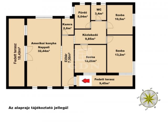 Eladó családi ház, Nyáregyházán 41.9 M Ft, 4 szobás
