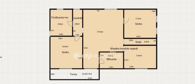 Eladó családi ház, Kabán 23 M Ft, 3 szobás