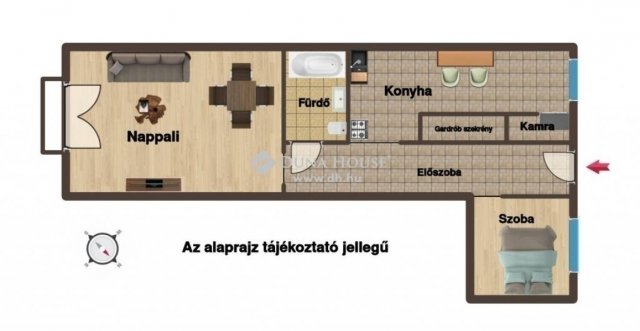 Eladó panellakás, Budapesten, XIV. kerületben 64 M Ft, 1+1 szobás