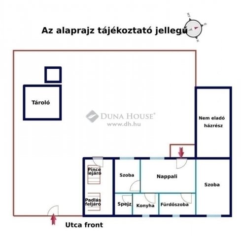 Eladó családi ház, Vecsésen 37.5 M Ft, 3 szobás