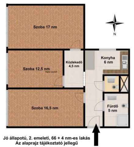 Eladó panellakás, Budapesten, III. kerületben 53.9 M Ft, 3 szobás