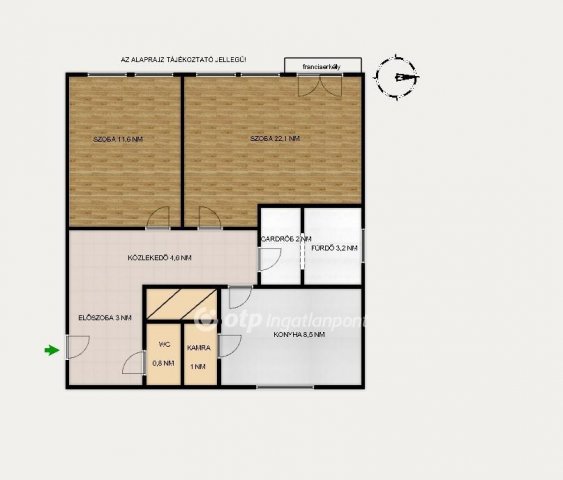 Eladó téglalakás, Szombathelyen 32.9 M Ft, 2 szobás