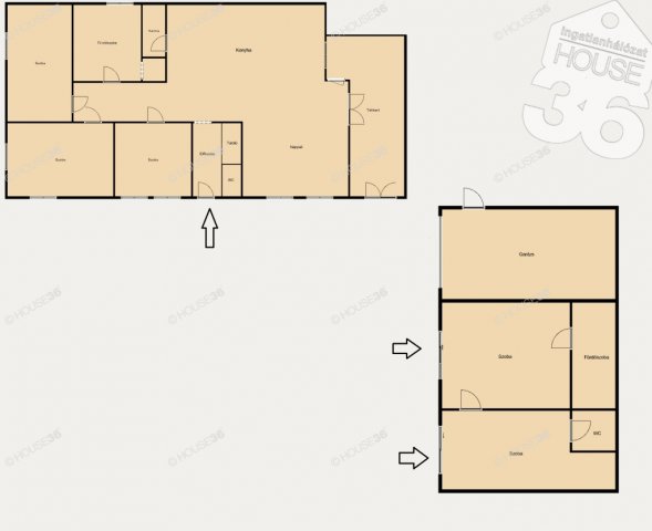 Eladó családi ház, Kecskeméten 89.9 M Ft, 4 szobás