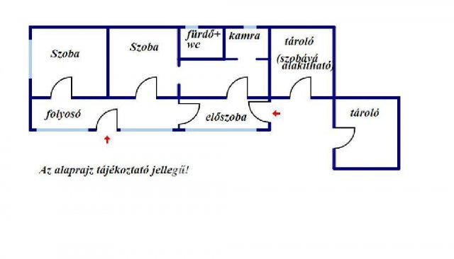 Eladó családi ház, Bátmonostoron 15.3 M Ft, 2 szobás