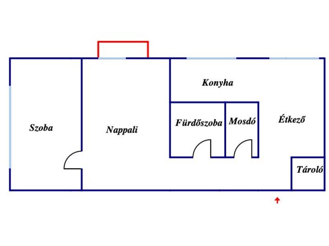 Eladó panellakás, Cserépfaluban 15.99 M Ft, 2 szobás