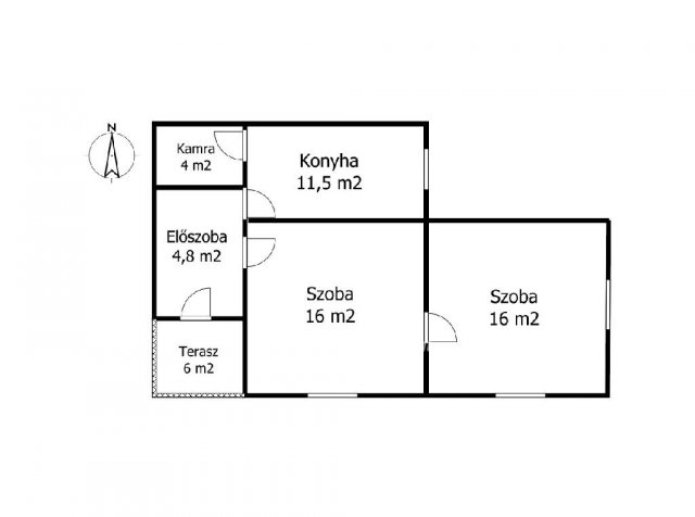 Eladó családi ház, Szirmabesenyőn 17.99 M Ft, 2 szobás