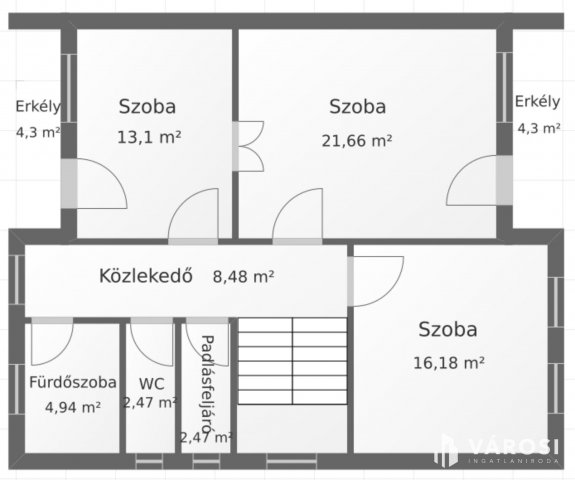 Eladó ikerház, Érsekvadkerten 20.9 M Ft, 5 szobás