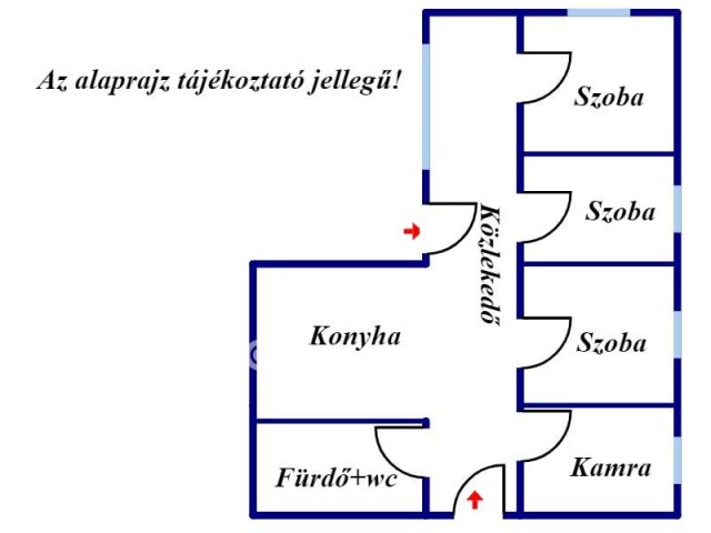 Eladó családi ház, Fegyverneken 19.8 M Ft, 3 szobás