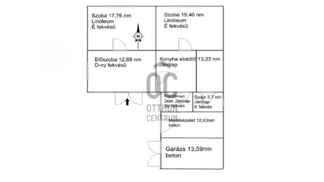 Eladó családi ház, Domoszlón 14 M Ft, 2 szobás