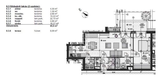 Eladó téglalakás, Budapesten, X. kerületben 84.99 M Ft, 2 szobás