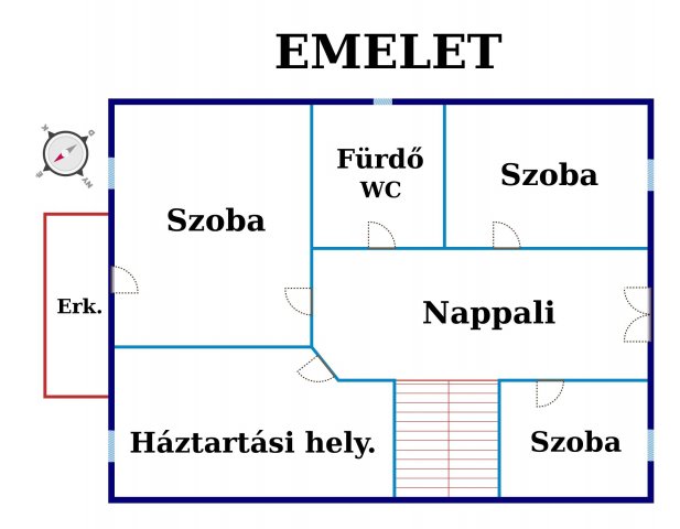 Eladó családi ház, Monorierdőn 110 M Ft, 7 szobás