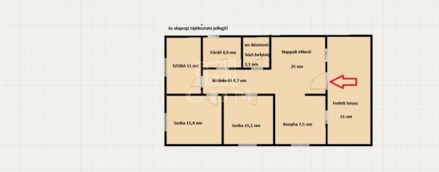 Eladó családi ház, Csörögön 59.9 M Ft, 4 szobás