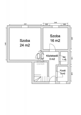 Eladó téglalakás, Pécsett 25 M Ft, 2 szobás