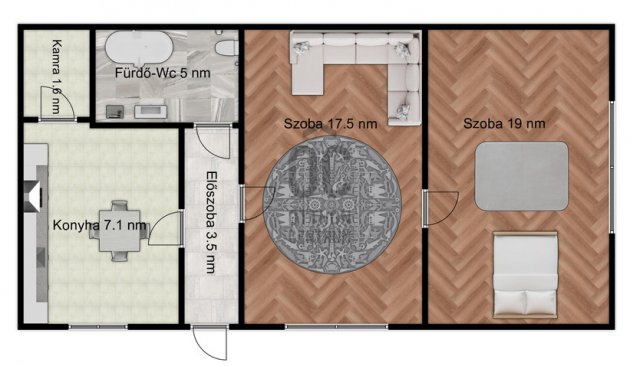 Eladó téglalakás, Budapesten, XX. kerületben 37.99 M Ft