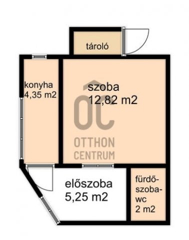 Eladó téglalakás, Csokonyavisontán 5.9 M Ft, 1 szobás