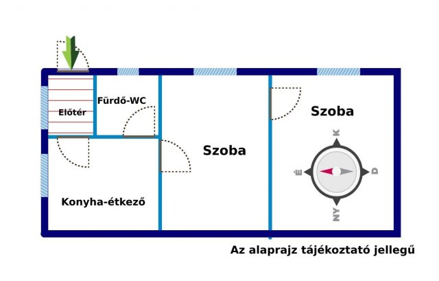 Eladó téglalakás, Pécsett, Török István utcában 11.9 M Ft