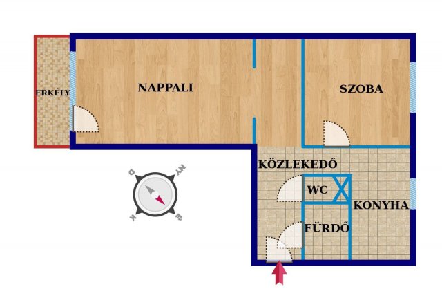 Eladó panellakás, Budapesten, XIV. kerületben 48 M Ft, 2 szobás