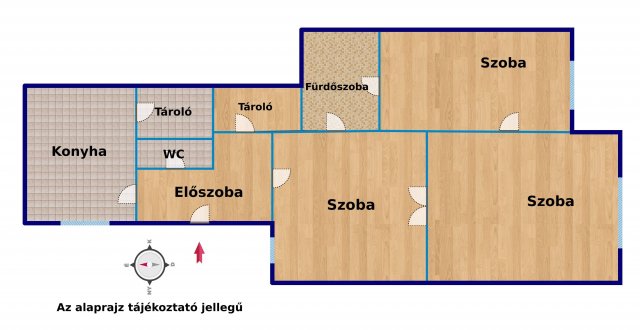 Eladó téglalakás, Budapesten, V. kerületben 205 M Ft, 3 szobás