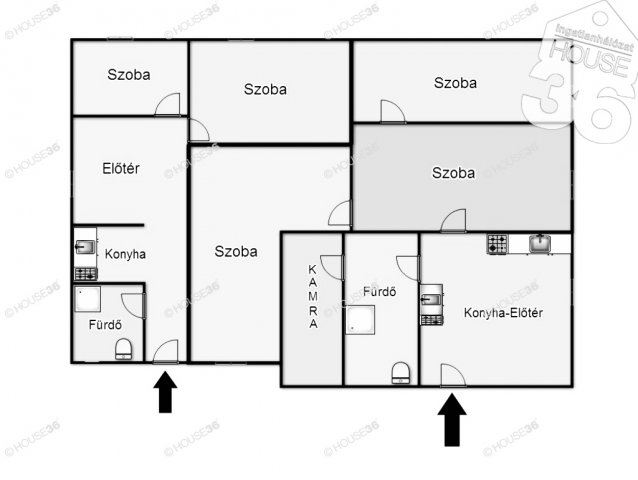 Eladó családi ház, Kecskeméten 24.9 M Ft, 5 szobás