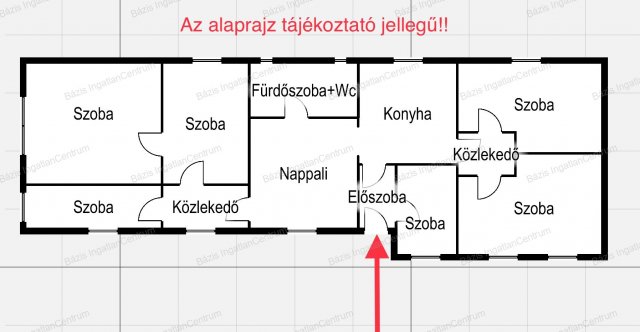 Eladó családi ház, Bácsalmáson 21 M Ft, 6 szobás