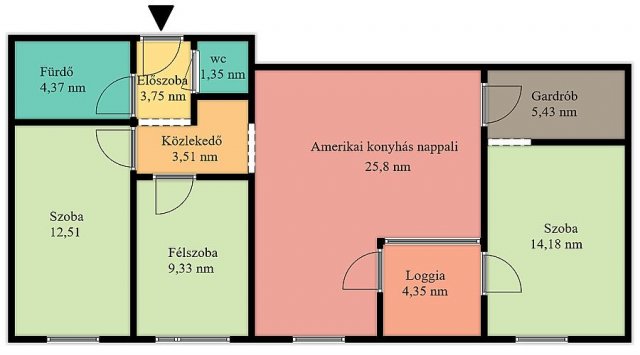 Eladó téglalakás, Budapesten, IV. kerületben 85.475 M Ft