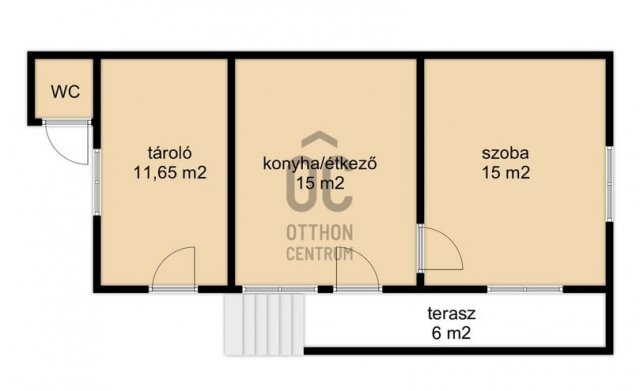 Eladó nyaraló, Galambokon 9.9 M Ft, 1 szobás