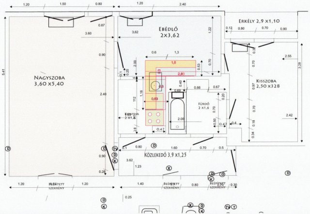 Eladó téglalakás, Budapesten, IX. kerületben 59 M Ft, 1+1 szobás