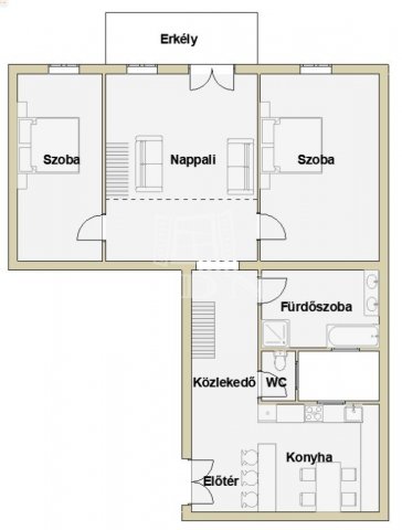Eladó téglalakás, Budapesten, VI. kerületben 119.9 M Ft