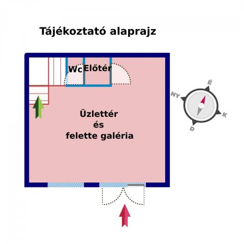 Kiadó üzlethelyiség, Budapesten, VI. kerületben 400 E Ft / hó