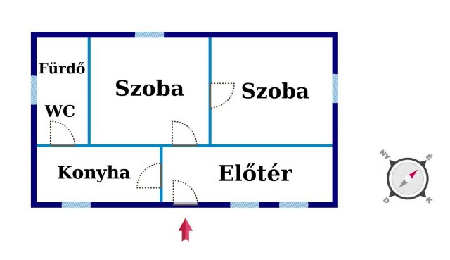 Eladó mezogazdasagi ingatlan, Tiszaalpáron 8.99 M Ft, 2 szobás