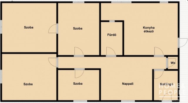 Eladó családi ház, Újszentivánon 74.9 M Ft, 5+1 szobás