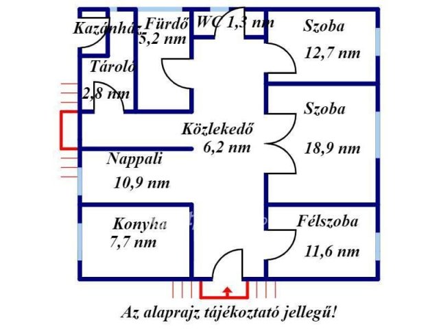 Eladó családi ház, Tarnaörsön 11 M Ft, 3+1 szobás