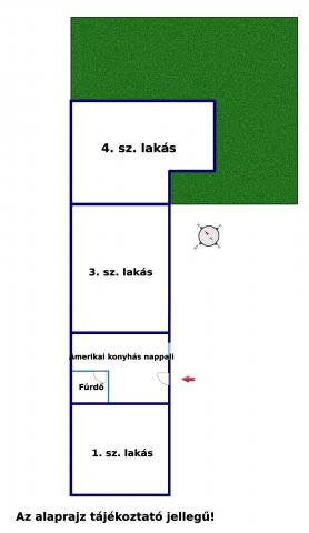 Eladó téglalakás, Budapesten, XXI. kerületben 25 M Ft, 1 szobás