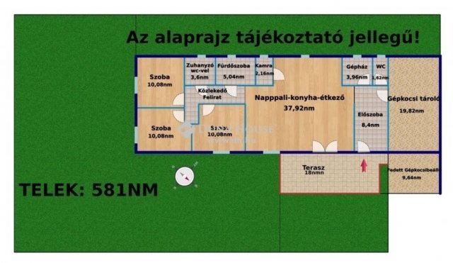 Eladó ikerház, Vasadon 73.9 M Ft, 4 szobás / költözzbe.hu