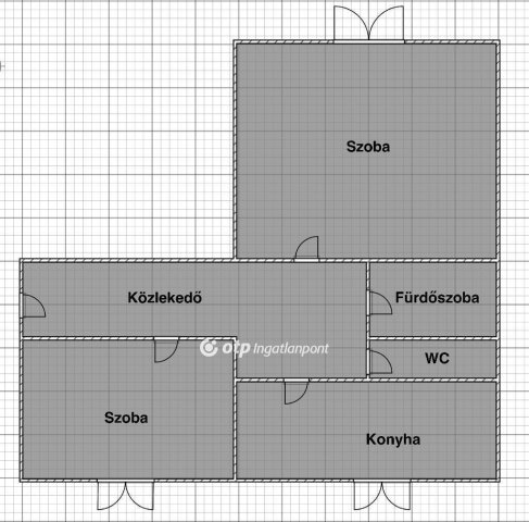 Eladó panellakás, Miskolcon 25.3 M Ft, 2 szobás