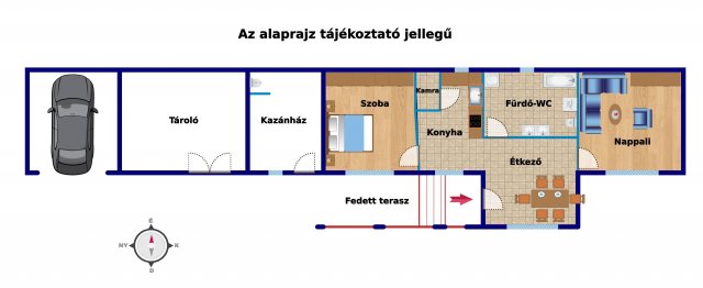 Eladó családi ház, Felsőrajkon 39.9 M Ft, 2 szobás