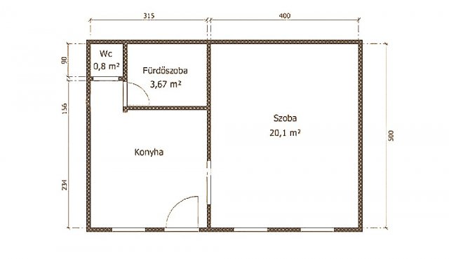 Eladó téglalakás, Budapesten, IV. kerületben 39.9 M Ft, 1 szobás