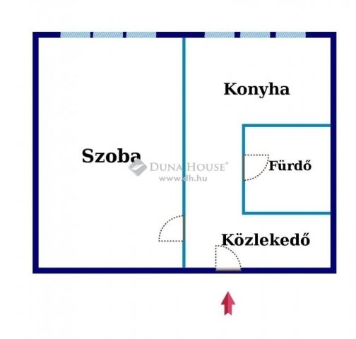 Eladó panellakás, Kecskeméten 34.99 M Ft, 1 szobás
